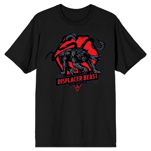 Dungeons & Dragons Displacer Beast Men's Black Crew Neck Short Sleeve Graphic Tee - 1 of 3