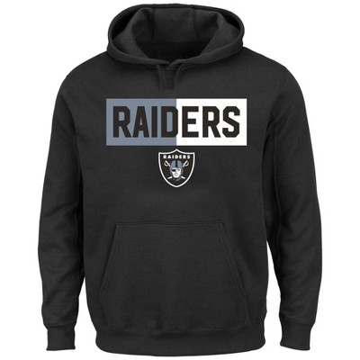 NFL Oakland Raiders Kick Return Big Men's Long Sleeve Hoodie 