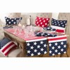 Saro Lifestyle Cotton Table Runner With American Flag Design - image 3 of 4