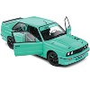 1990 BMW E30 M3 Custom "Drift Missile" Tiffany Blue 1/18 Diecast Model Car by Solido - 2 of 4
