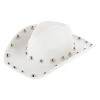 CTM Women's Western Ball Studded Trim Cowboy Hat - 2 of 4