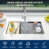 Coucheta Drop-In Workstation Kitchen Sink, 16 Gauge Stainless Steel Topmount, 10" Deep Single Bowl & 6 Accessories - 4 of 4