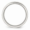 Black Bow Jewelry 5mm Brushed Stainless Steel Flat Comfort Fit Wedding Band - image 2 of 4