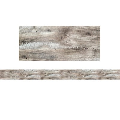 Creative Teaching Press Rustic Wood EZ Border, 48 Feet (Pack of 6)