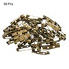 Unique Bargains Metal Blankets Crafts Brooch Making Home Sewing Safety Pins 50 Pcs - 3 of 4
