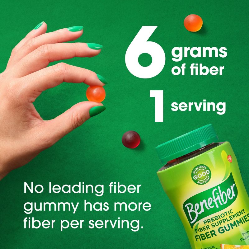 Benefiber Prebiotic Fiber Gummies - 81ct, 4 of 11