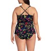 Lands' End Women's Chlorine Resistant Plunge X-Back Tankini Swimsuit Top - 2 of 4
