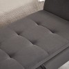 Airsurfer 51.5" Upholstered Bed Bench with Storage, Velvet Bedroom Bench with Hidden Compartment for Entryway, Living Room, or End of Bed Use - 4 of 4