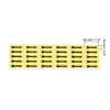 Unique Bargains Industrial Work Inspection Indicator Long Arrow Self-Adhesive Labels 1.4" x 0.4" Black Yellow - 2 of 4