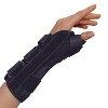 OTC Wrist-Thumb Splint, 8-Inch Adult, Lightweight Breathable, Black, Right - 2 of 4