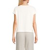 Lands' End Women's Short Sleeve Slub Boxy Crew T-Shirt - 2 of 3
