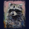 Junior's Design By Humans RACCOON By creese T-Shirt - 2 of 3