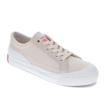 Levi's Mens LS1 Canvas and Suede Lowtop Casual Sneaker Shoe