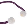 Unique Bargains Buckle Faux Pearl Curtain Tie Polyester ABS 2 Pcs - 3 of 4