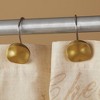 SKL Home Saturday Knight Ltd Sparkle Classic Style Hand Painted Shower Curtain Hooks - 12-Piece - 7x3.75x3.25", Taupe - 2 of 3