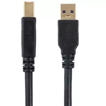 Ordinere Jeg vasker mit tøj forseelser Monoprice Usb 3.0 Cable - 1.5 Feet - Black | Usb Type-a Male To Usb Type-b  Male, Compatible With Brother, Hp, Canon, Lexmark, Epson, Dell, Xerox, :  Target