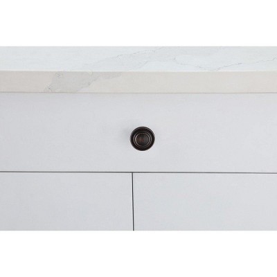 Oil-Rubbed Bronze Mushroom Knob Set of 10