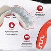 SafeJawz EXTRO Dual Layer Sports Mouth Guard with Case and Disinfectant Spray Bundle Kit for Basketball, Football, MMA, Hockey, Wrestling - Adult - - 3 of 4