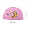 Unique Bargains Kid's Knitted PU Letter Swim Cap 1 Pc - 4 of 4