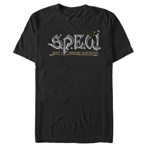 Men's Harry Potter Spew Logo T-shirt - Black - X Large : Target