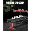 1050LBS Chest Press Machine with Independent Converging Arms – Adjustable Flat & Incline Bench for Chest and Ab Workouts – Home Gym Equipment - 3 of 4