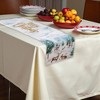 Unique Bargains Christmas Table Runner Polyester Multicolor 71x14 Inch 1 Pc - 2 of 4