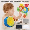 Bath Toys for Toddlers Ages 1-3 with Strong Suction Cups, Animal Themed Water Play Set - 3 of 4