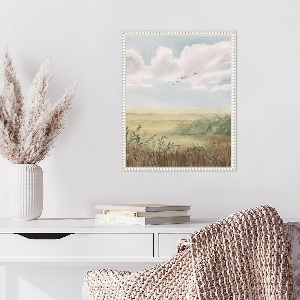 Photos - Other Decoration Amanti Art 16"x20" Clear Day Meadow II by Grace Popp Framed Canvas Wall Art Print