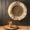 Sullivans Rattan Fiber Wall Medallions Set of 3, 33.5"H, 27"H & 20"H Brown - 3 of 4