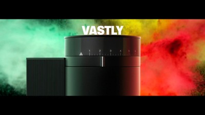 Matte Black Electric Conical Burr Coffee Grinder with Adjustable Settings