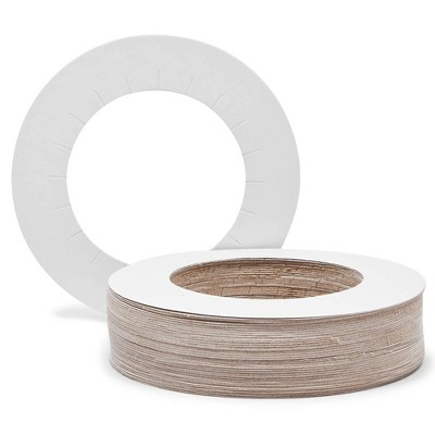 Okuna Outpost 100 Pack Wax Warmer Collars, Waxing Protection Rings (6 x 1.1 In)