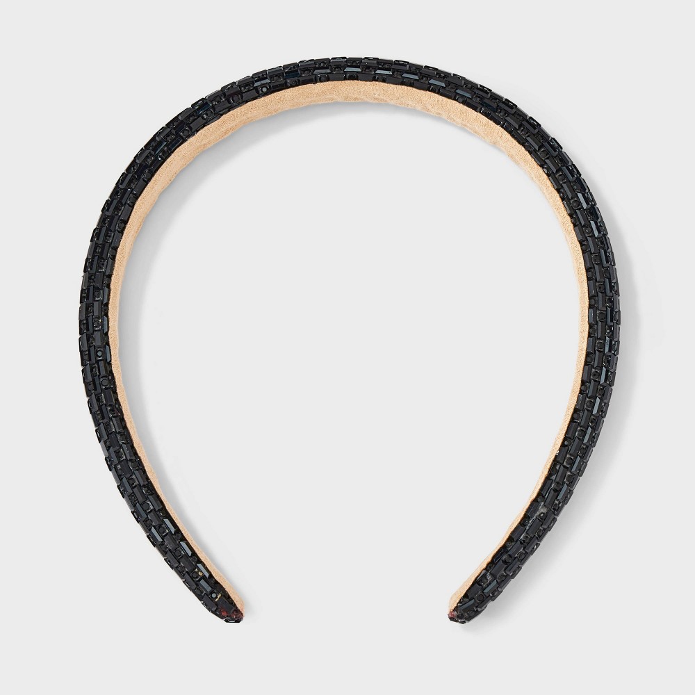 Gemstone Padded Headband - A New Day™ Black