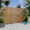 SEVOBAL Patio Decorative Screens 6 Piece Plastic Patio Screen with Venetian Flower Design for Yard, Garden, Indoor Spaces, Brown, 45.47"15.75"72.05" - 4 of 4