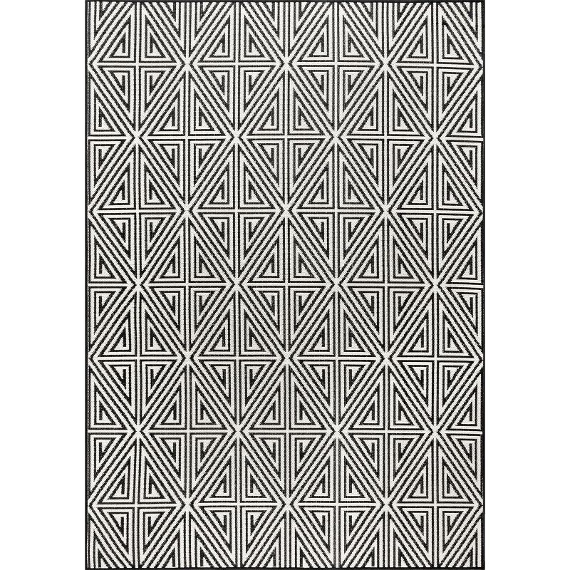 nuLOOM Kelsey Modern Abstract Indoor and Outdoor Area Rug, 1 of 11