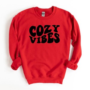 Simply Sage Market Women's Graphic Sweatshirt Cozy Vibes - 1 of 2