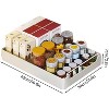 Pull out Sliding Drawer Pantry Shelf with Nylon Adhesive—Heavy Duty Cabinet Organizer for Kitchen, Bathroom, Under Sink, or Home Pantry Shelves - 3 of 4