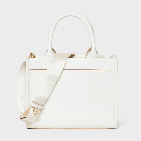 Small white handbags with handles new arrivals