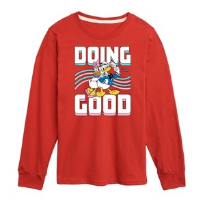 Boys' - Disney - Mickey & Friends Long Sleeve Graphic T-Shirt - 1 of 4