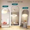DOMETOUR 71"x26" Full Length Mirror Full Body Floor Mirror Standing Hanging or Leaning Wall, Wall Mirror - 2 of 4