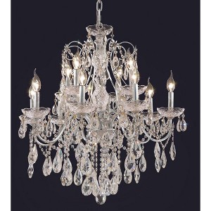 Elegant Lighting St. Francis 12 - Light Chandelier in  Chrome - 1 of 2