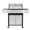 NicBex 4-Burner propane Gas BBQ Grill,46790BTU Output Outdoor Grill with SideBurner&Foldable Side Table,Enameled Cast Iron Cooking Grids - 4 of 4