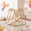 8-in-1 Wooden Jungle Gym Climber ¨C All-in-One Indoor/Outdoor Playset with Slide & Swing - 2 of 4