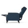 Sapphtopaz Modern Recliner Chair for Bedroom Accent Chair Upholstered Armchair with Wing Back and Studded Push Back Chair for Living Room - 3 of 4