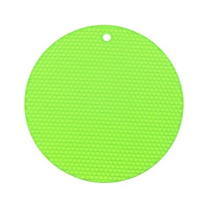 Unique Bargains Flexible Round Shaped Silicone Trivet Mats for Kitchen Table - 1 of 4