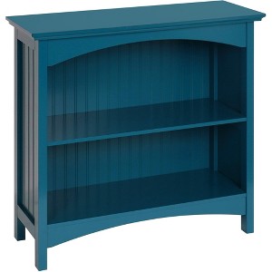 eHemco 2 Tier Storage Shelf Bookcase with 2 Arched Supports, 29 Inches Height - 1 of 4