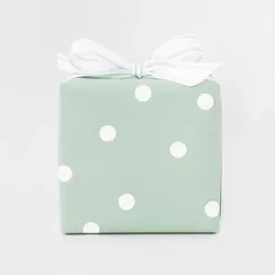 30 sq ft Polka Dots Gift Wrap Mint - Sugar Paper™ + Target