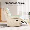 Infurnic Sofas Small Recliner Sofas for Living Room Chair for Adults, Living Room Recliner Adjustable Sofas for Home, White,34.2"*32.2"*39.3" - 4 of 4
