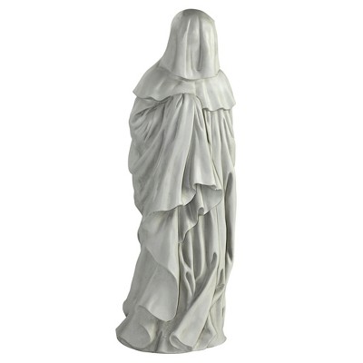 Large Gray Faux Stone French Weeper Statue