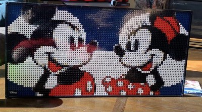 LEGO Art Disney's Mickey Mouse 31202 Wall Decor Set for Adults Who Love  Crafts (2,658 Pieces) 