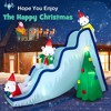 Costway 7.5FTInflatable Polar Bear Slide Scene Decoration, Blowup Christmas Decoration - 2 of 4